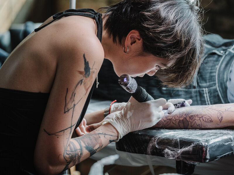Korean tattoo artist